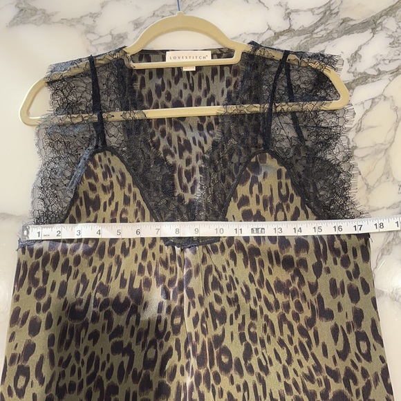 Lovestitch green animal print cami - Picture 4 of 4